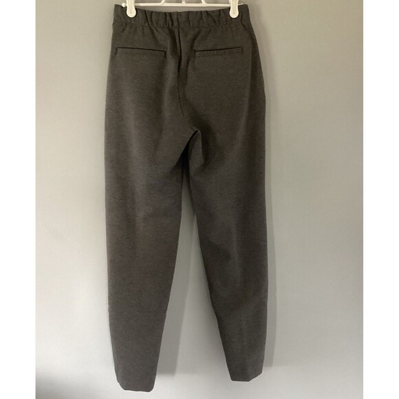 Everlane The Dream Pant Pull On Front Seam Gray Heathered Charcoal Size XS NWT - Picture 10 of 12